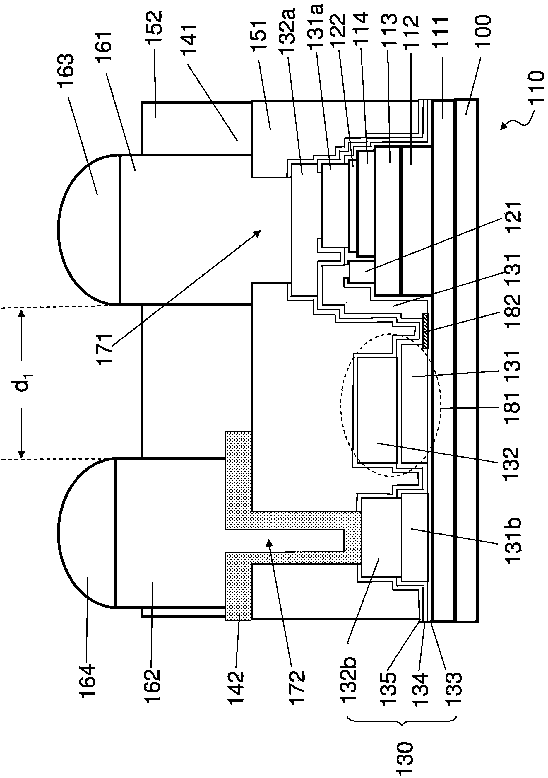 Heterojunction bipolar transistor layout structure