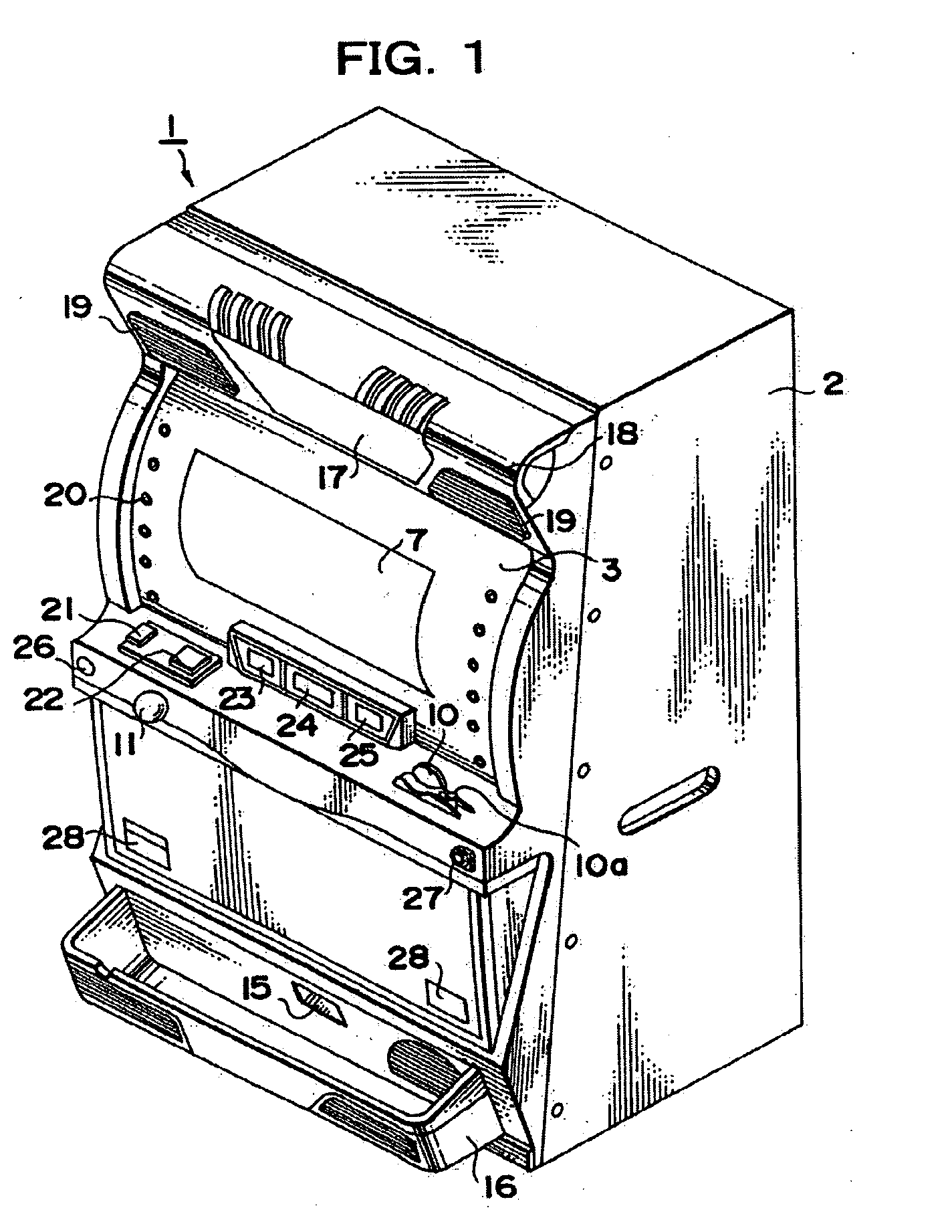 Gaming device for determining a re-drawing group for following games
