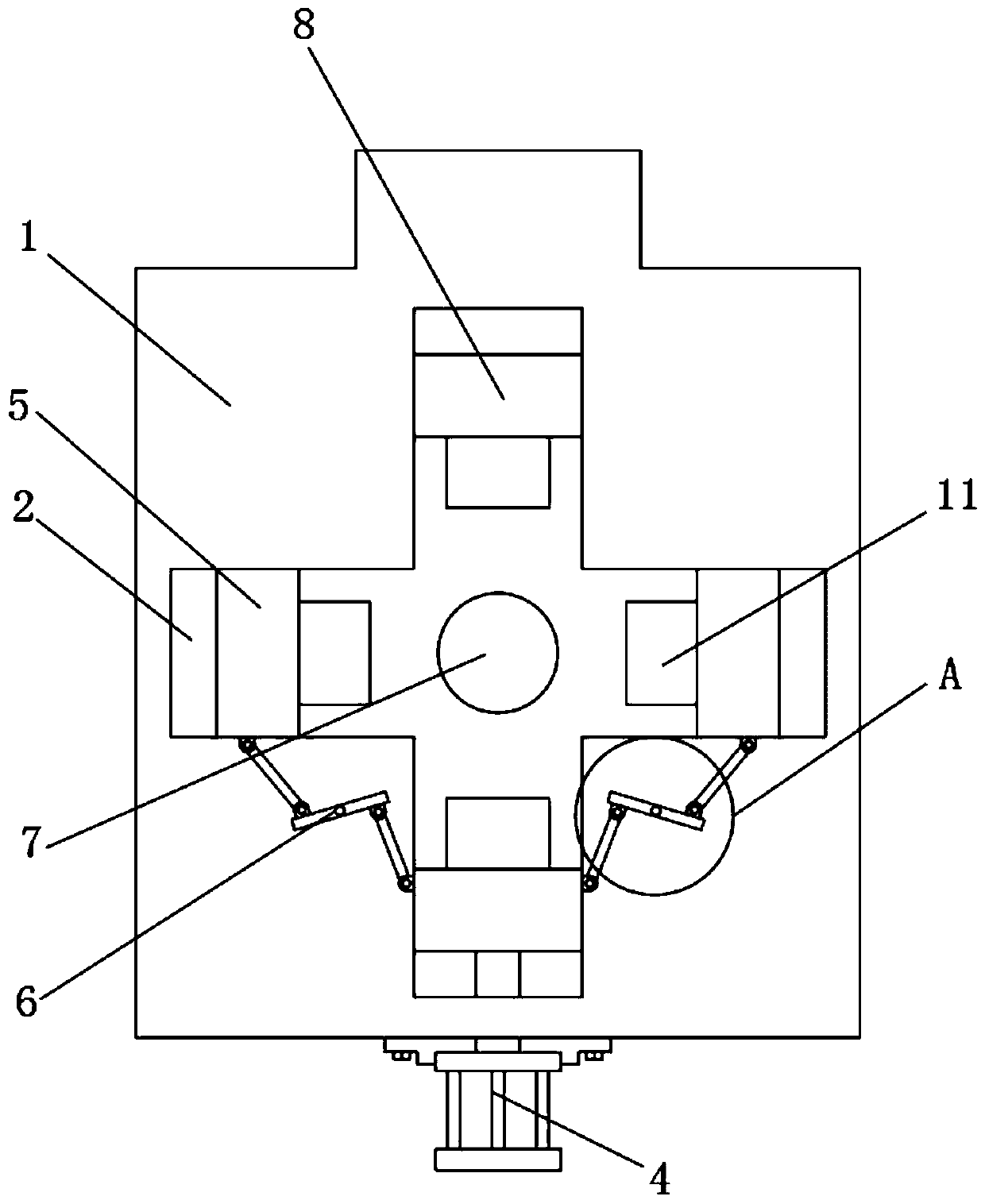 Polishing device for electromechanical equipment machining