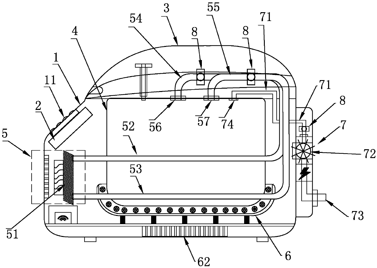 Intelligent electric cooker having foodstuff freshness retaining function