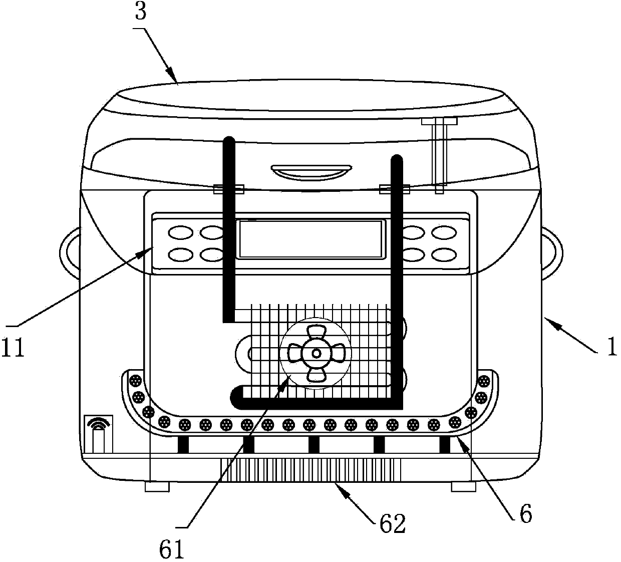 Intelligent electric cooker having foodstuff freshness retaining function