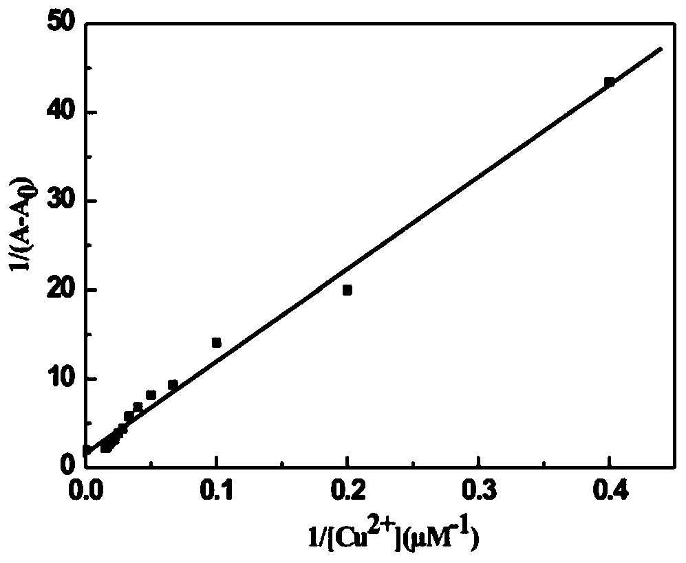 Preparation and application of aminoacylmethyl-(2-methylaminofuran)rhodamine amide derivative