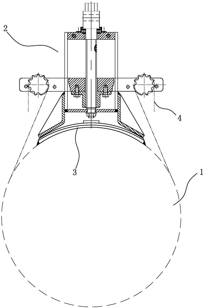 A self-protection plugging device under pressure and a method for repairing pipelines using it