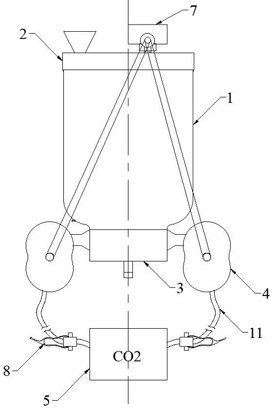 A cell culture device for biological gene research