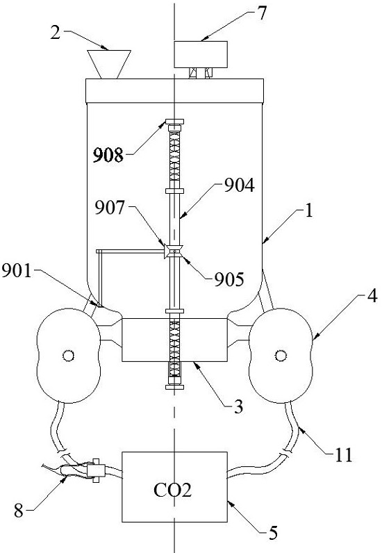 A cell culture device for biological gene research