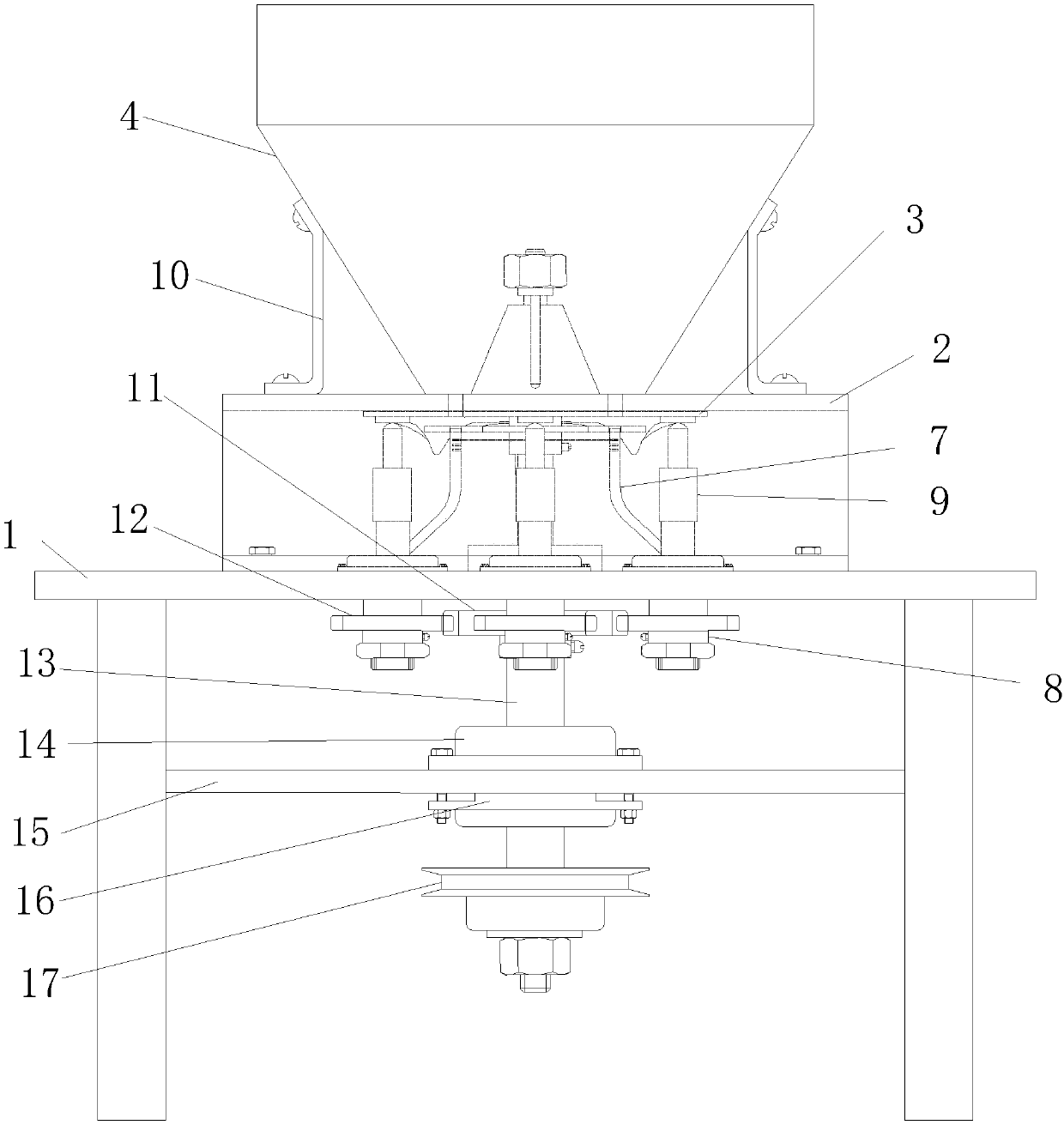 Gorgon fruit shelling device