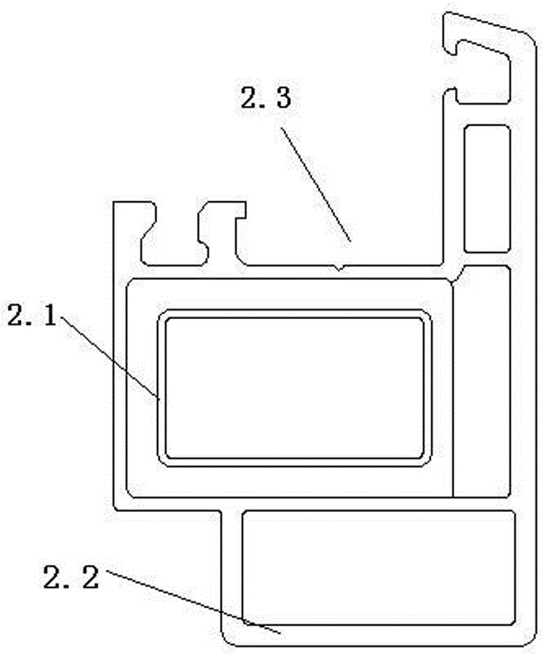 Extrusion sealing type beautiful sliding window