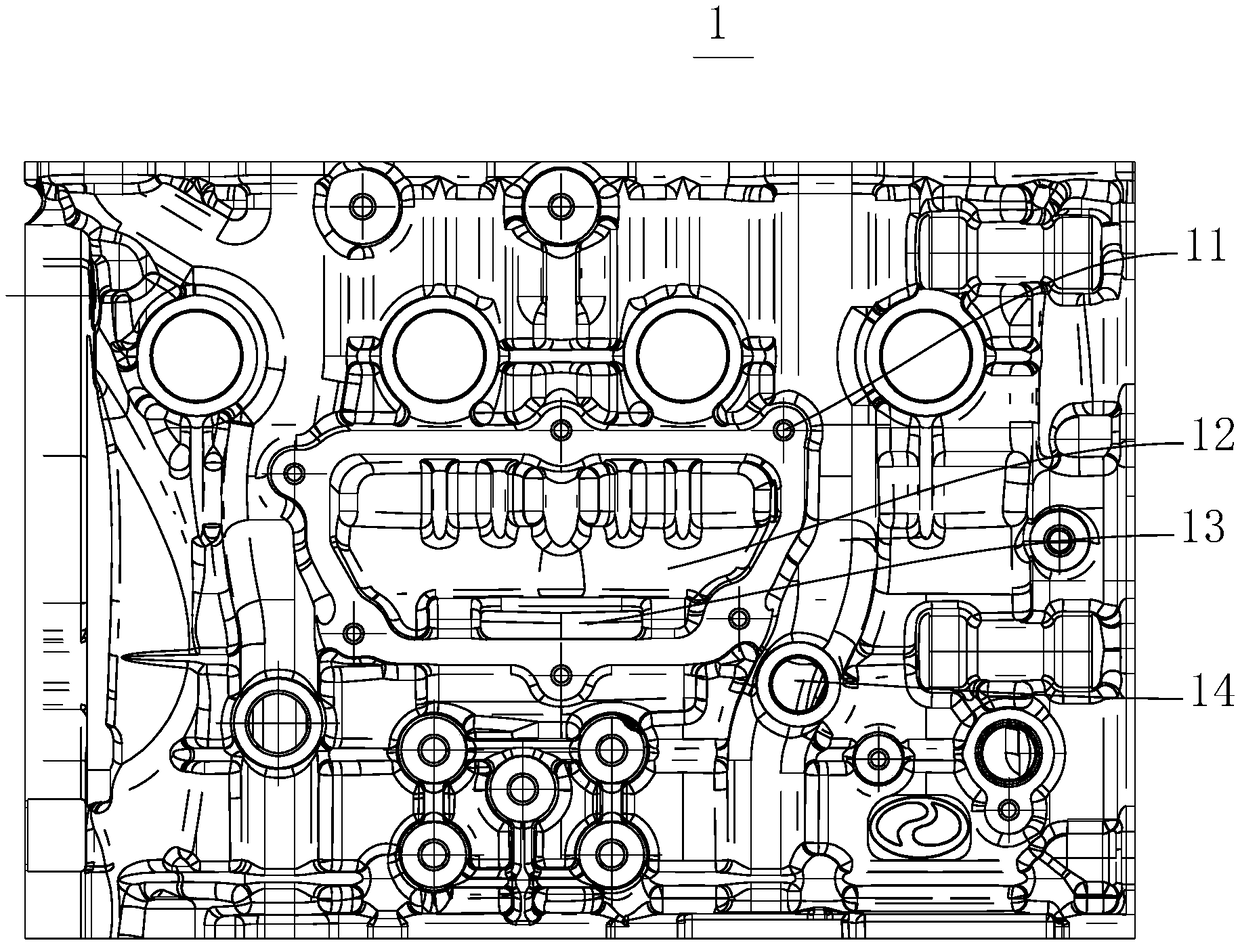Engine cylinder block and cylinder block oil-gas separation assembly