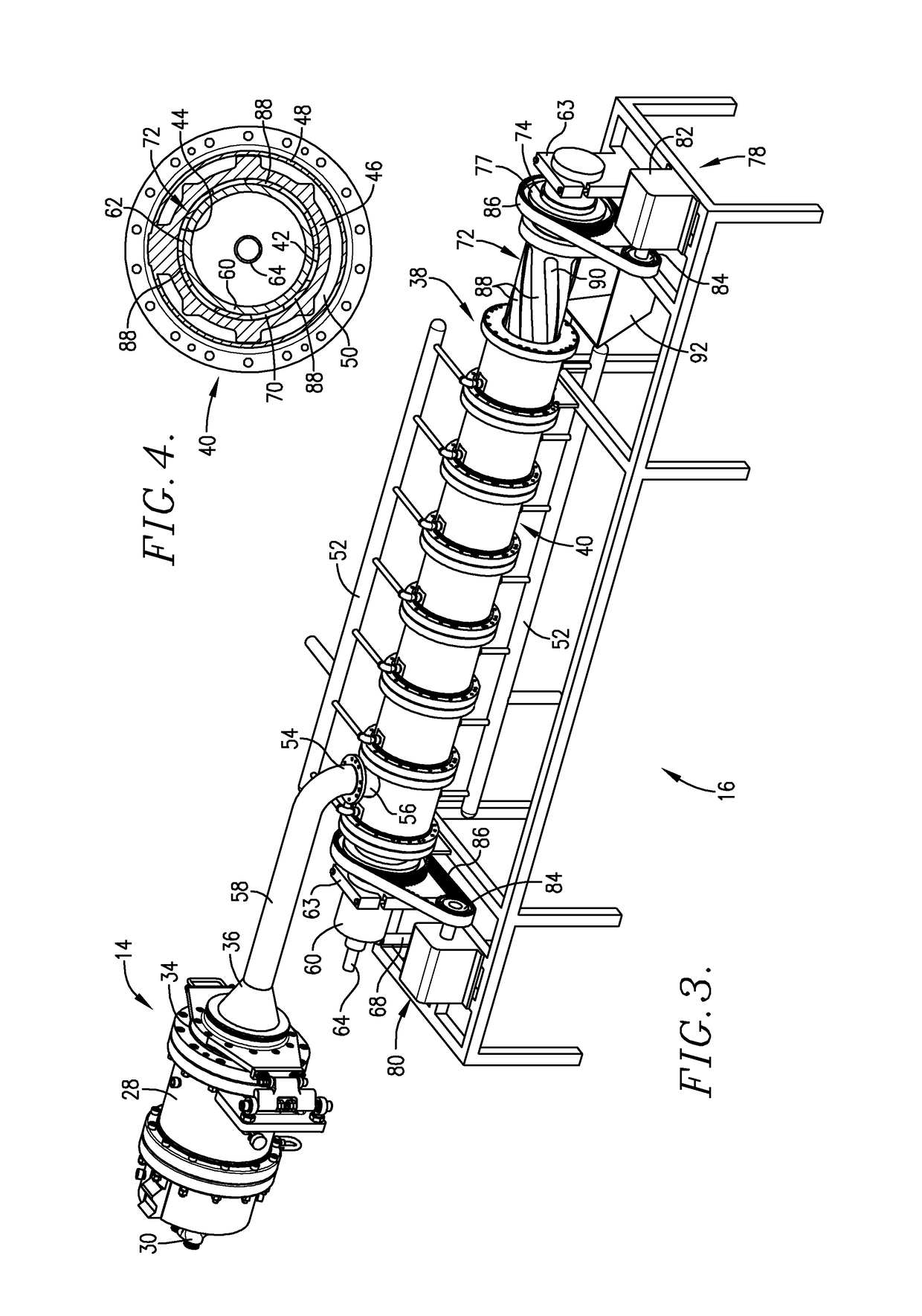 Apparatus and method for processing of high meat content food or feed products