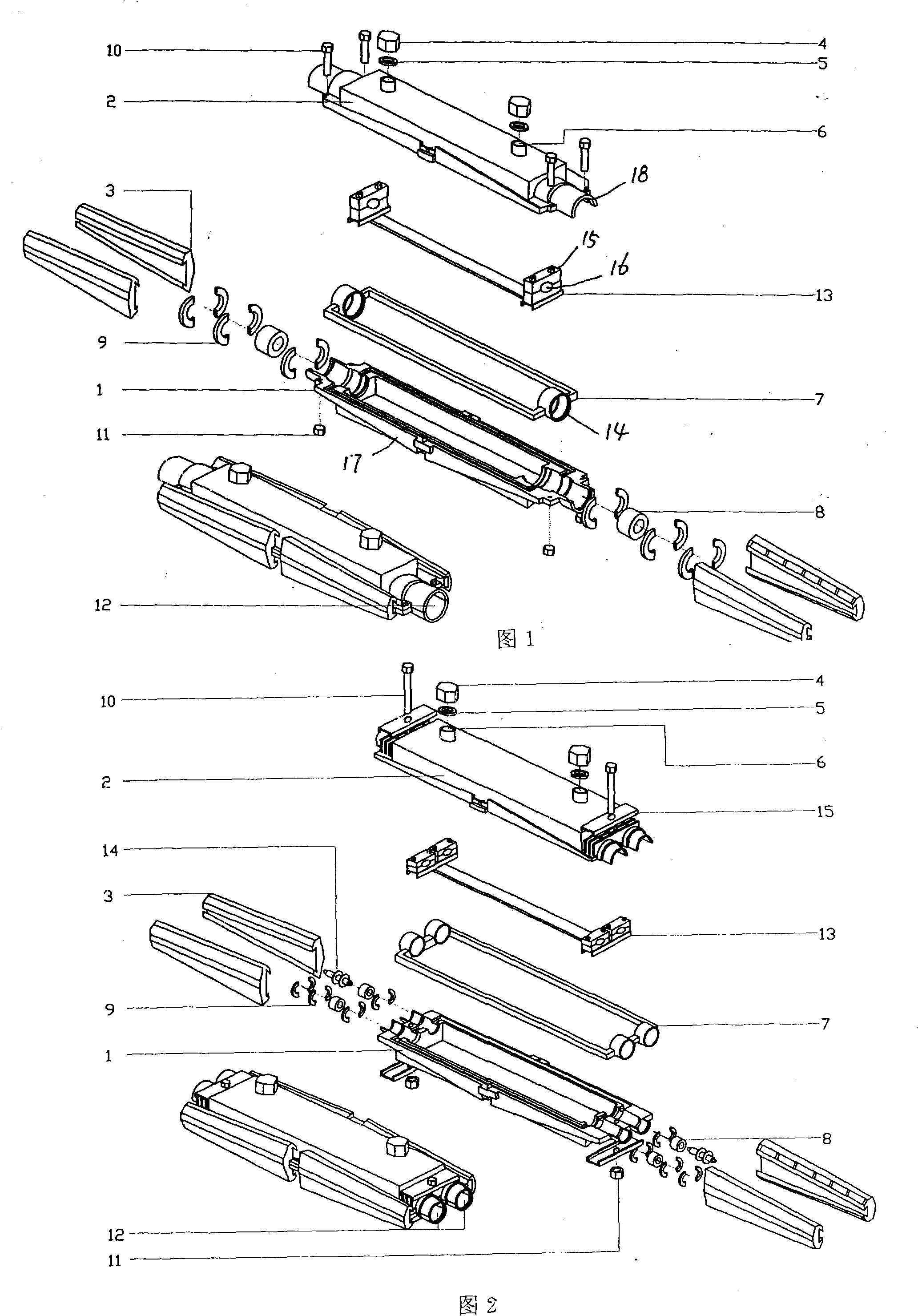 Gluing cable connector box