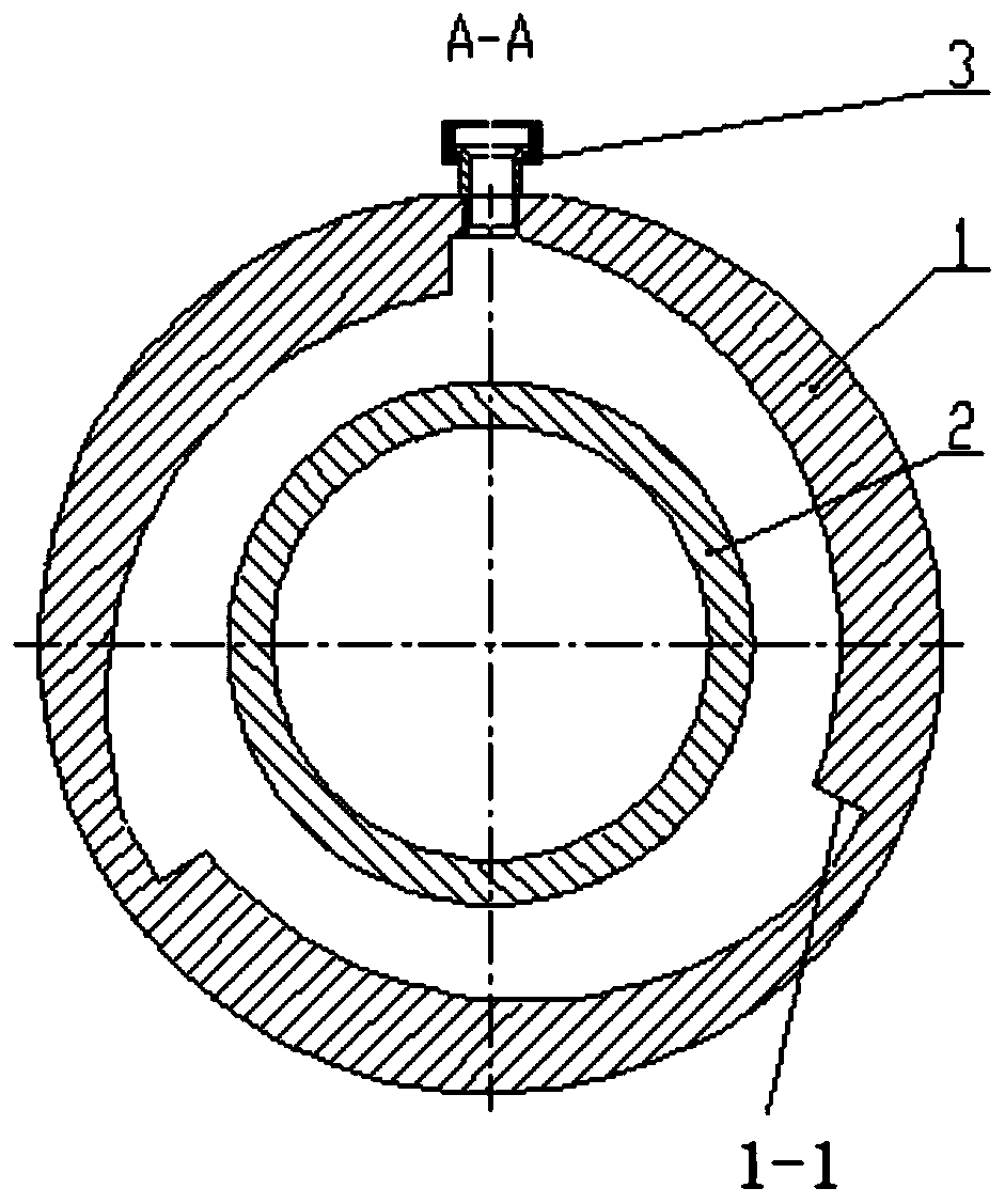 Rotary detonation combustion chamber enabling detonation waves to be transmitted in one direction