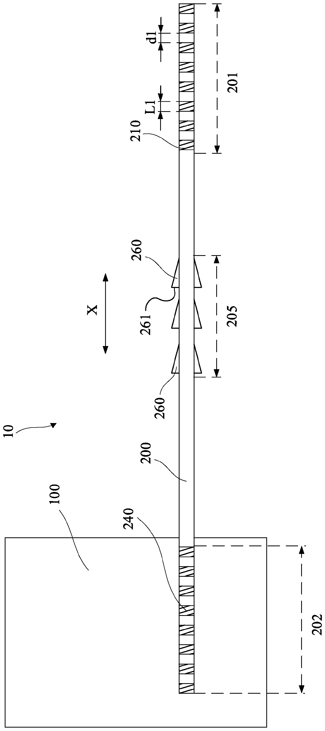 Electrode guide wire and nerve stimulation device