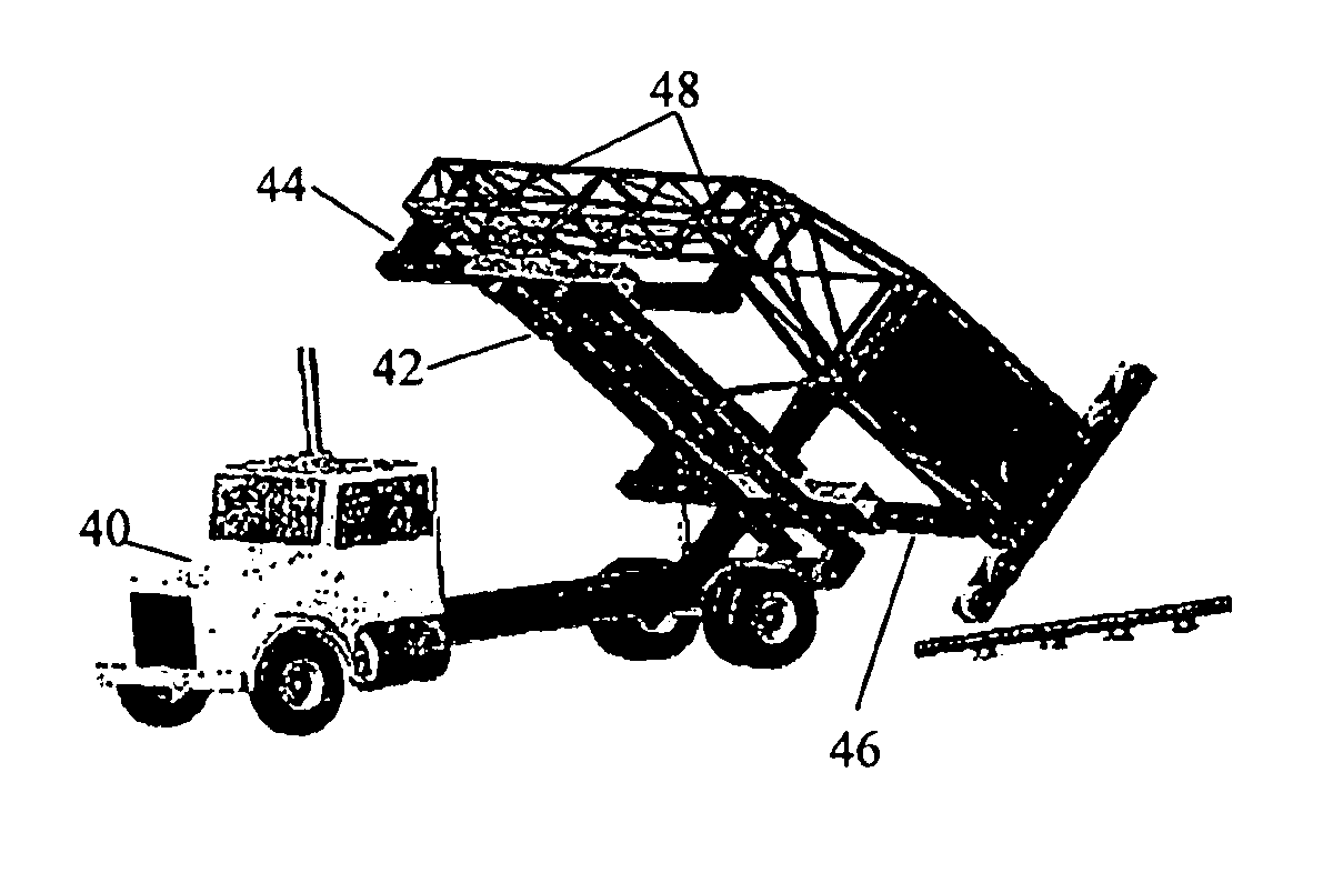 Relocatable X-ray imaging system and method for inspecting commercial vehicles and cargo containers