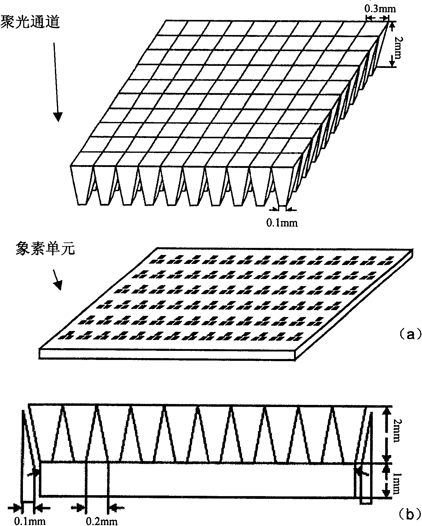 Large-screen definite LED display module and its encapsulation method