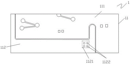 Circuit board blind hole depth test structure and test method thereof