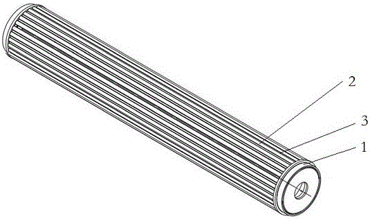 Membrane rolling roller