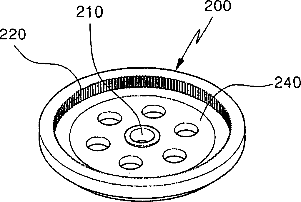 Round gapless angular modulation device for vehicle