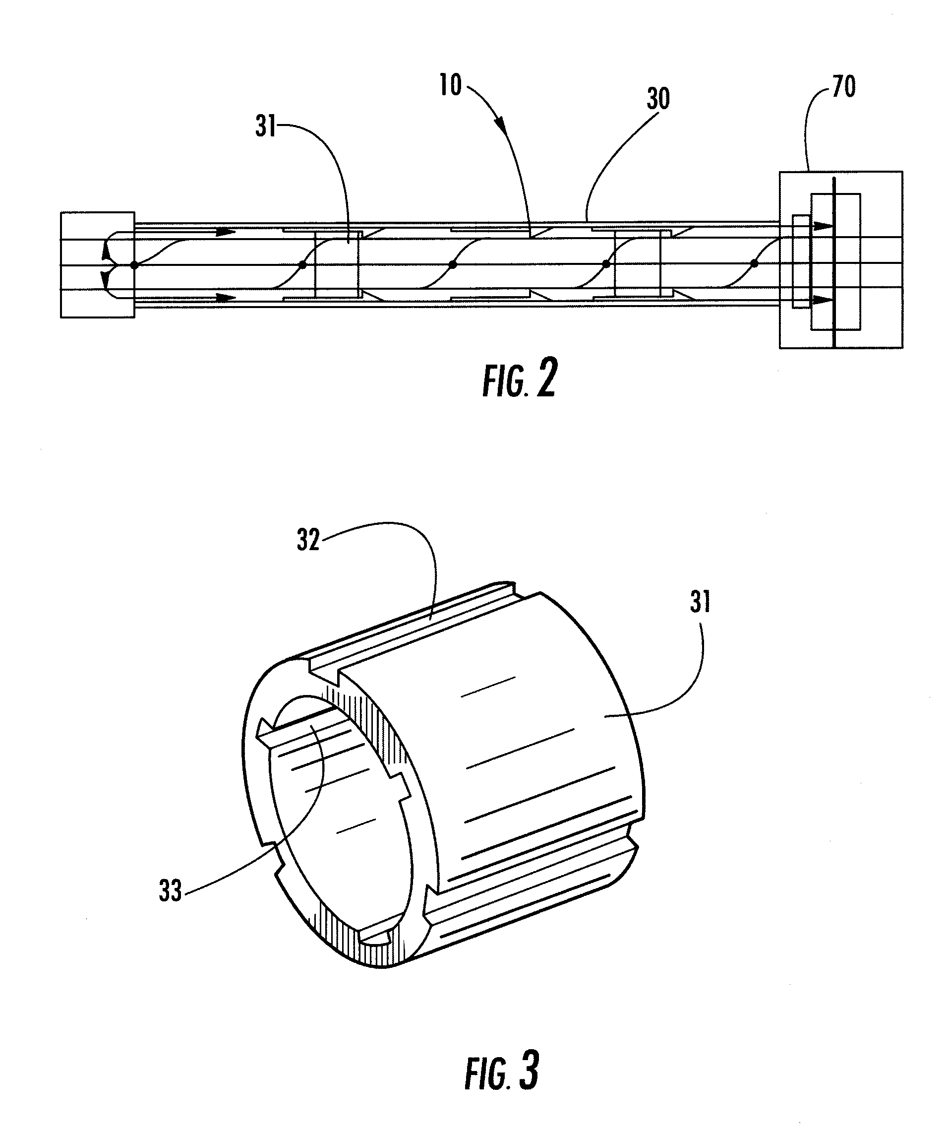 Enclosed shaft system for marine propulsion
