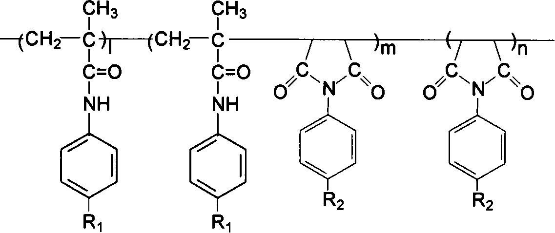 Main body film forming resin for photoresist and its preparation method and uses