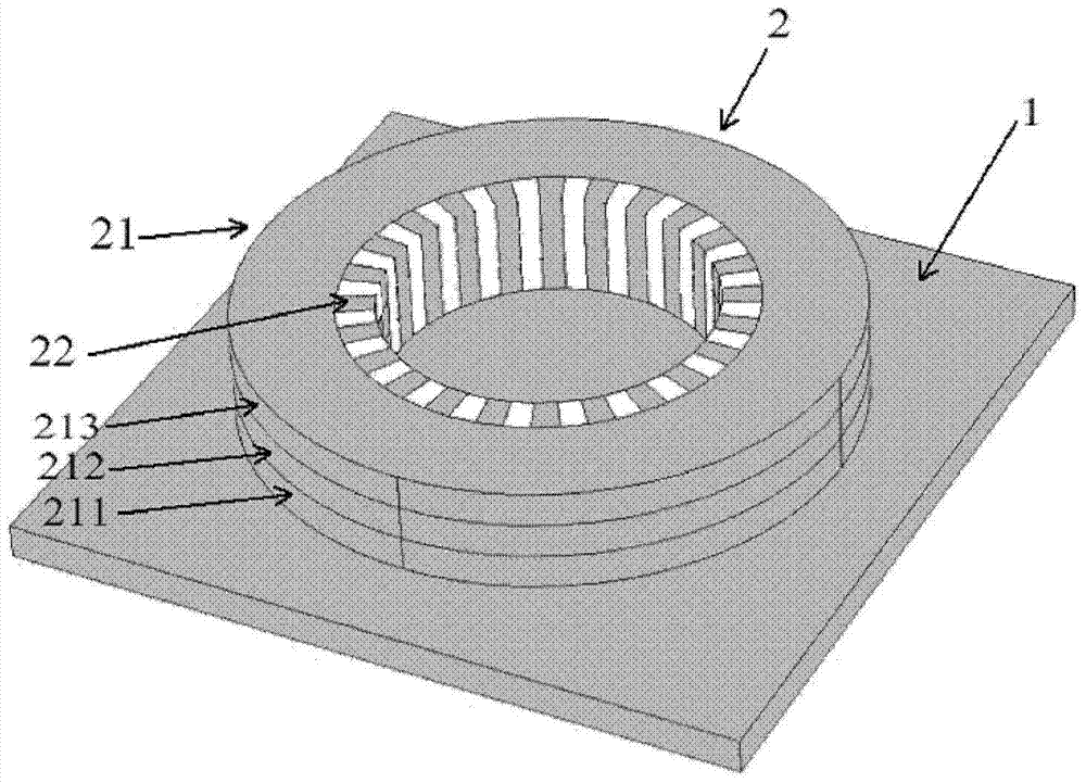 A single-mode lasing ring microcavity laser