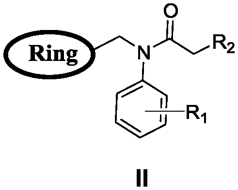 Three-stage amide microtubulin polymerization inhibitors as well as preparation method and application thereof