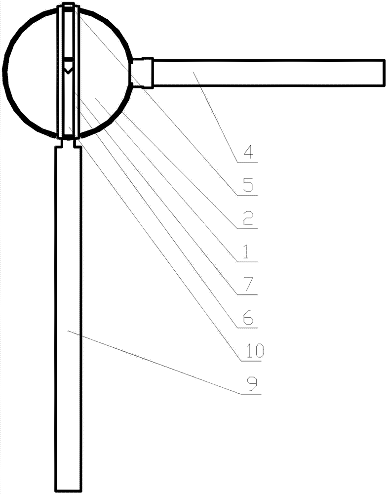 Ball pin toggle ball joint three-dimensional axis