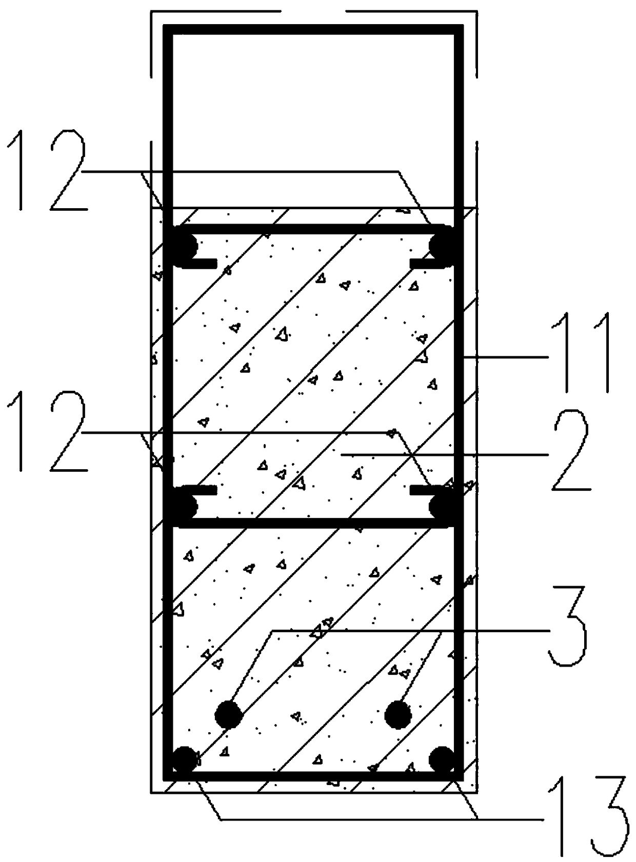 Pretensioned prestressed superposed frame beam and construction method