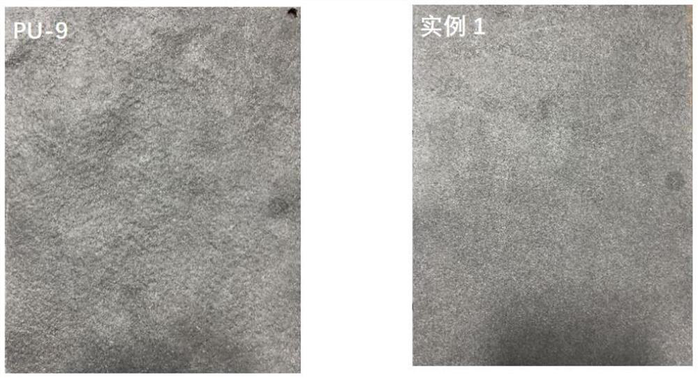 Preparation method of high-R-value solvent-free waterborne polyurethane microfiber synthetic leather