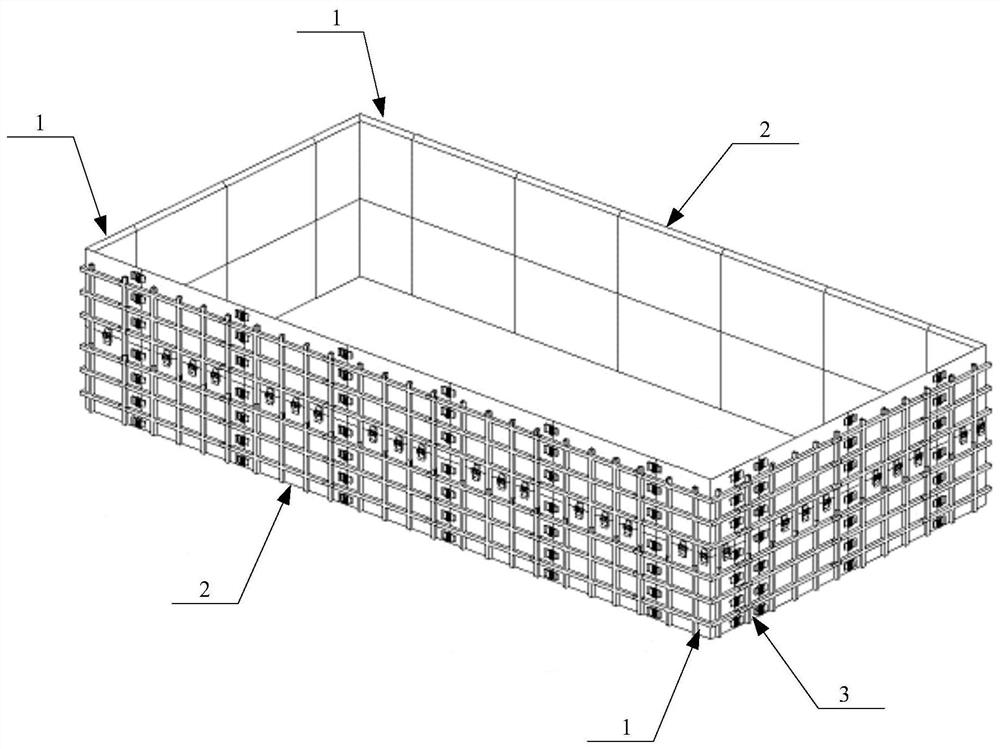 Concrete formwork device