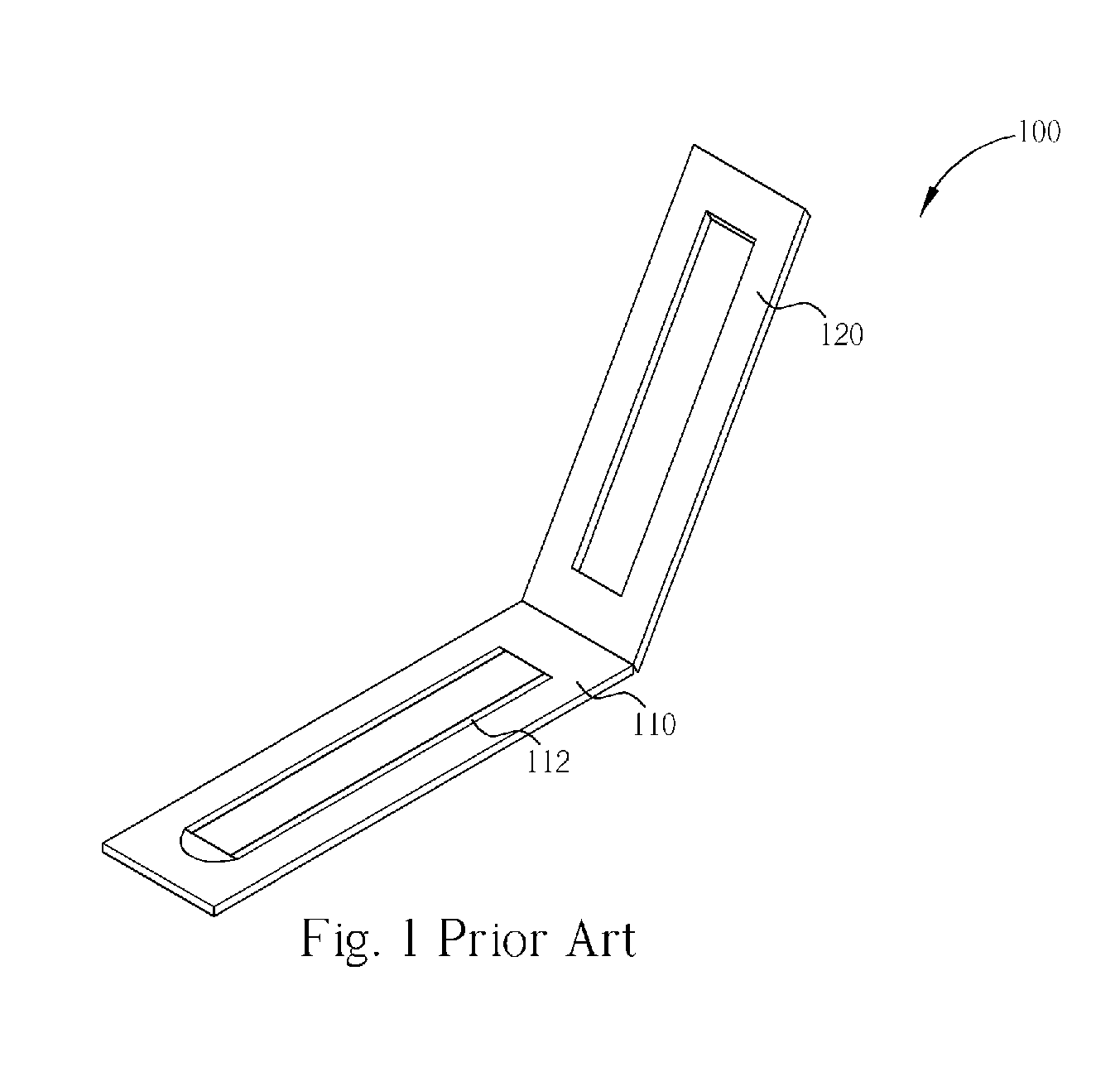 Clamp for fixing a photographic slide or negative