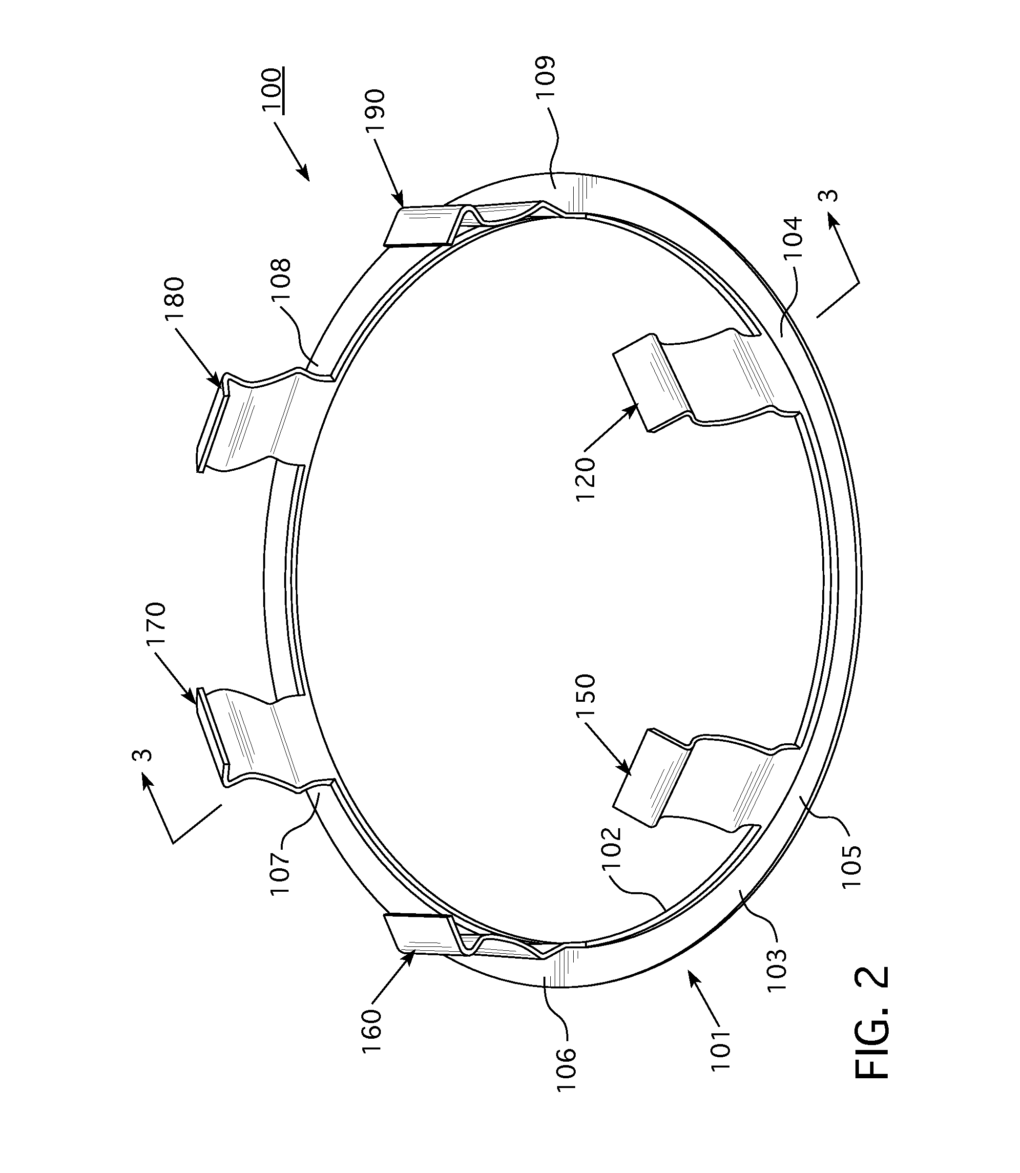 Vacuum interrupter, retaining clip therefor and associated method