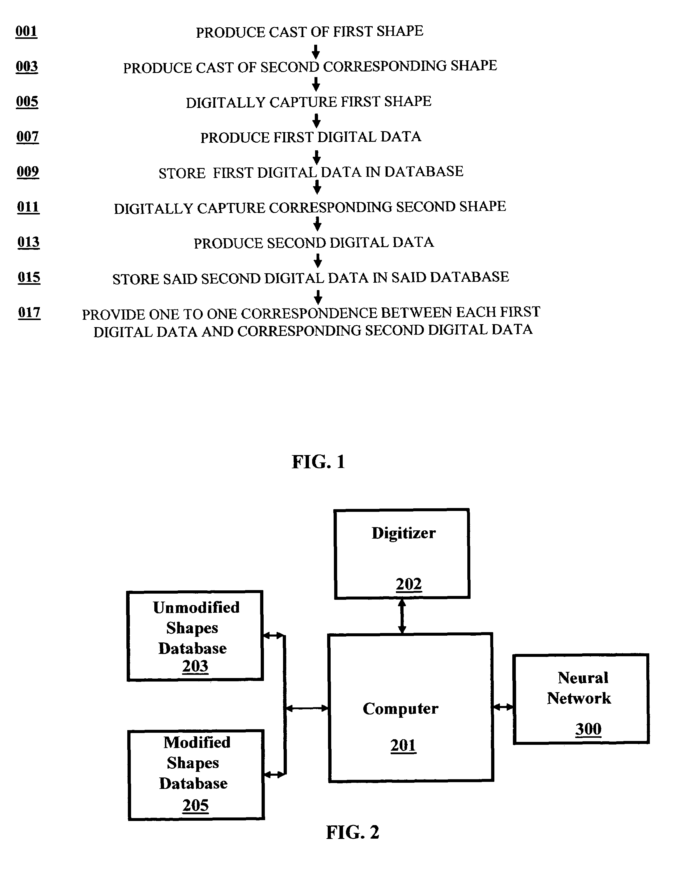 Method and apparatus for producing three dimensional shapes