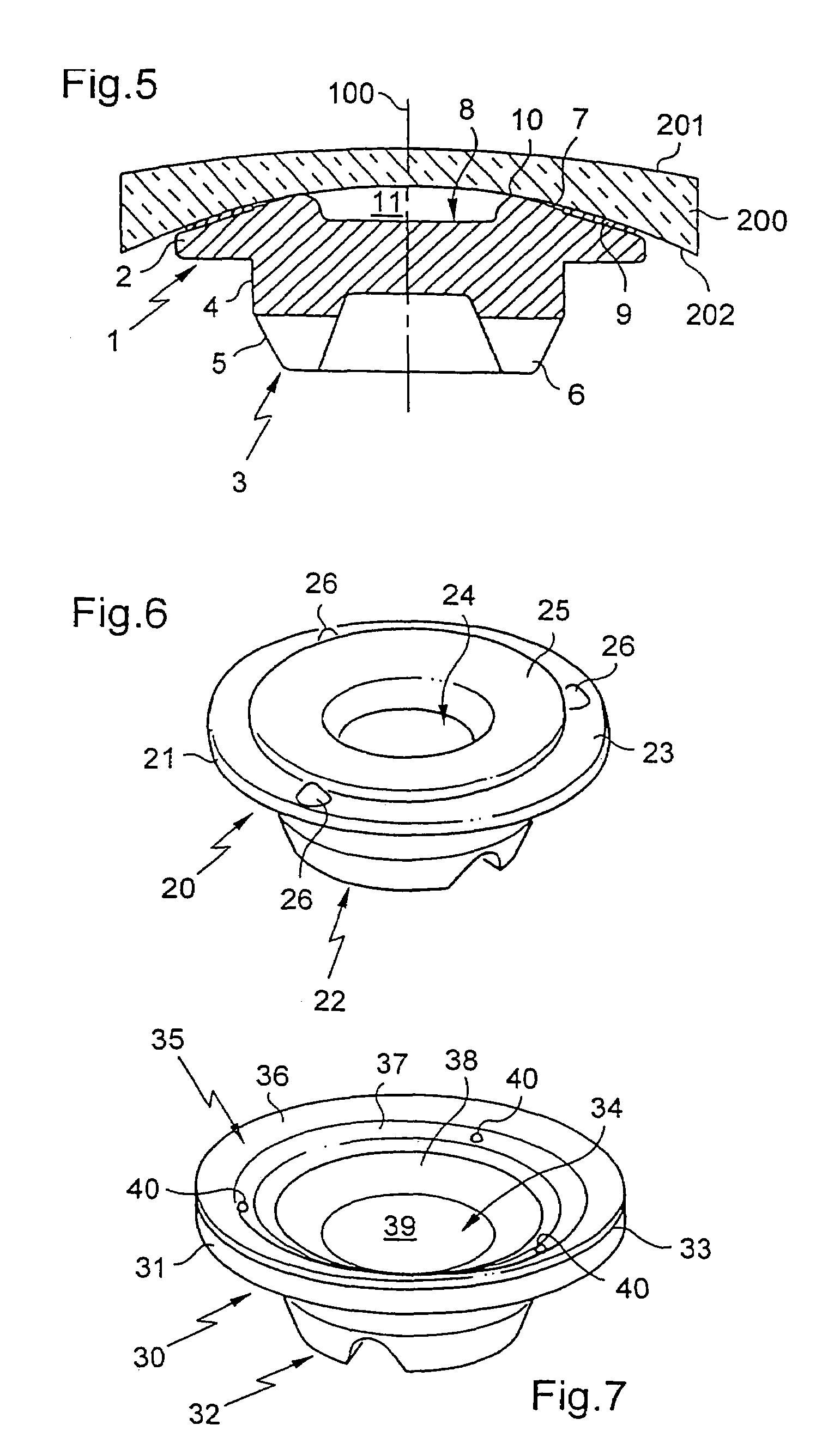 Pneumatic blocking support for an optical lens