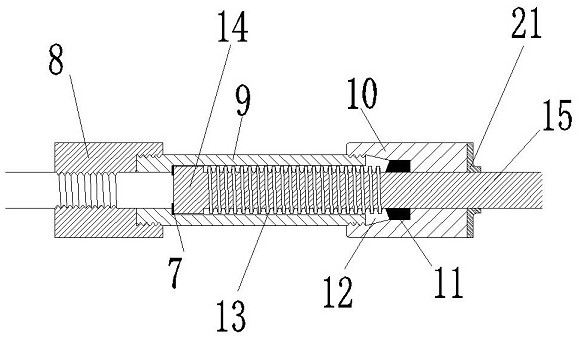 Cutting type constant-resistance large-deformation anchor rod