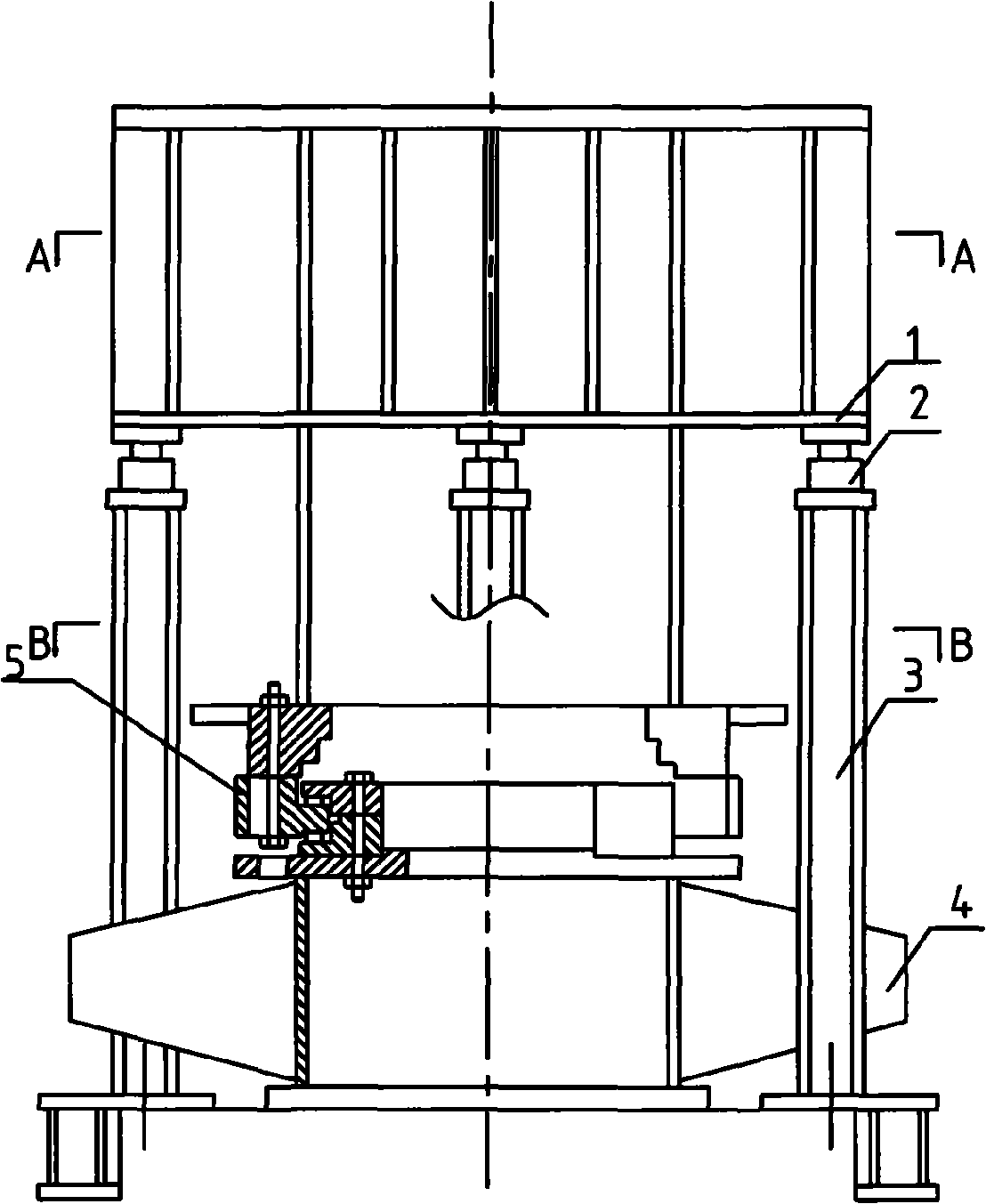 Method for quickly replacing pivotal bearing of bale panoramic tables