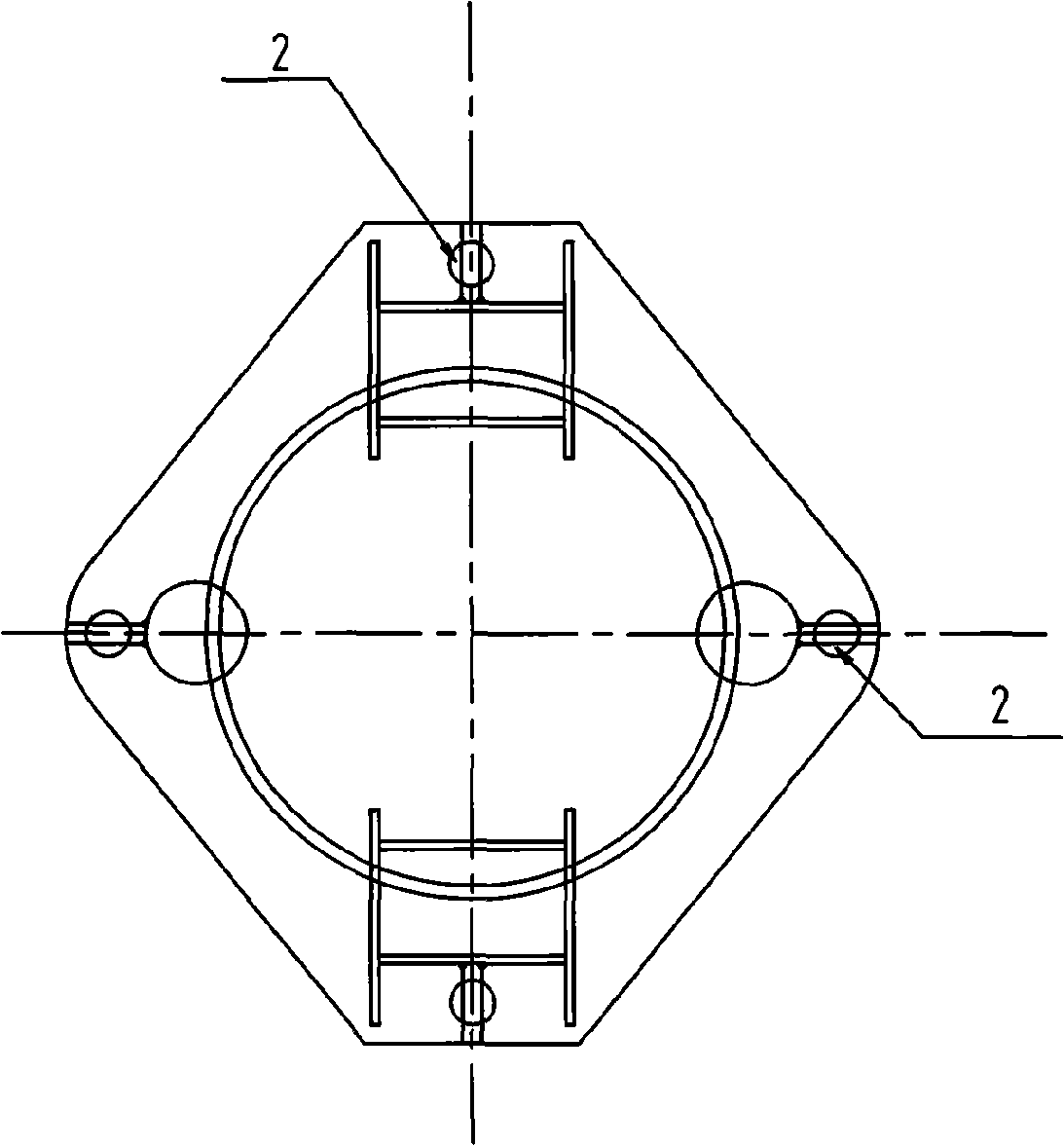 Method for quickly replacing pivotal bearing of bale panoramic tables