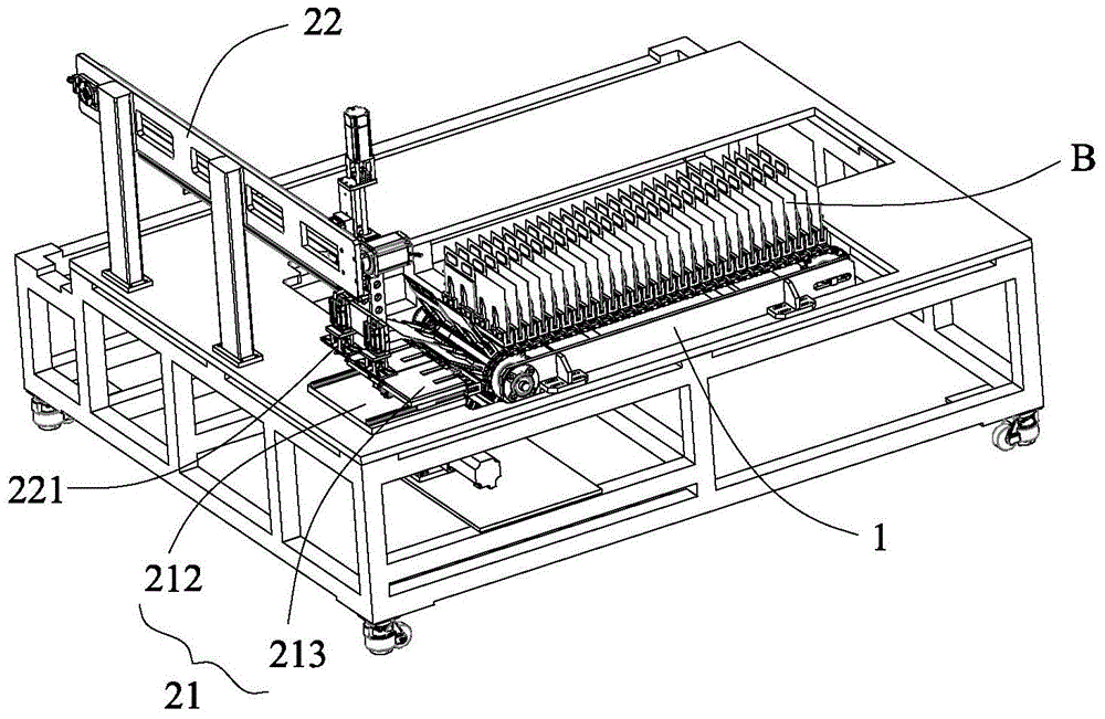 Battery automatic loading and unloading device