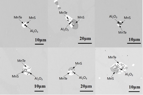 Aluminum deoxidized steel with tellurium-sulfur synergistic treatment and its preparation method and application