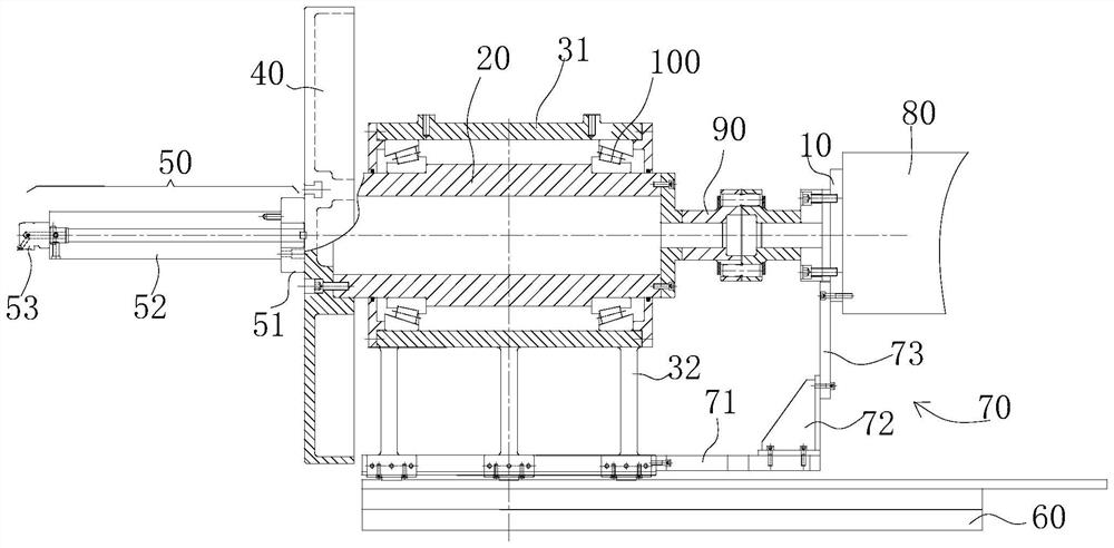 Tool for boring outer circle of large workpiece