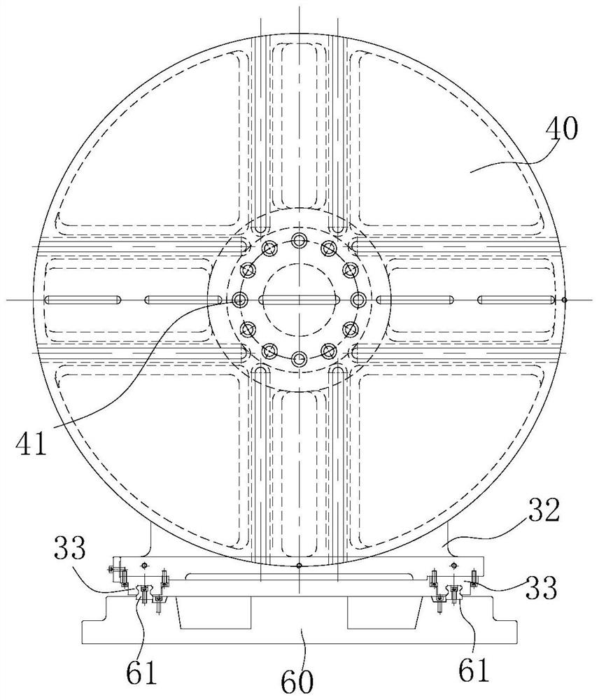 Tool for boring outer circle of large workpiece