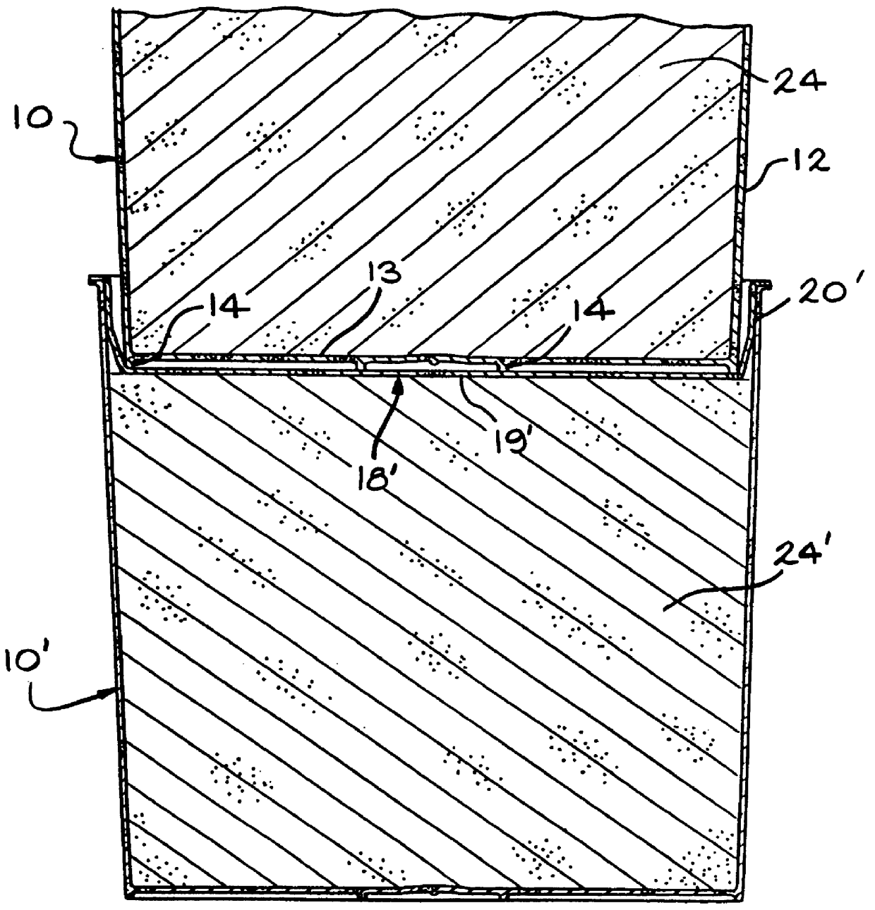 Consumable asphalt containers and method of reducing fumes from a kettle of molten asphalt