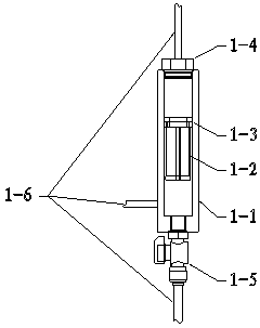 A liquid constant flow rate online analysis and monitoring device