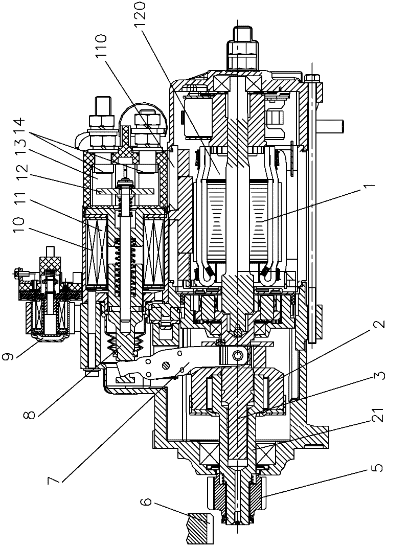 Armature, starting motor and method for manufacturing armature