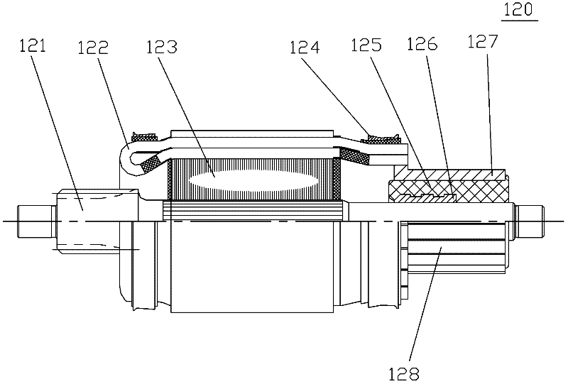 Armature, starting motor and method for manufacturing armature