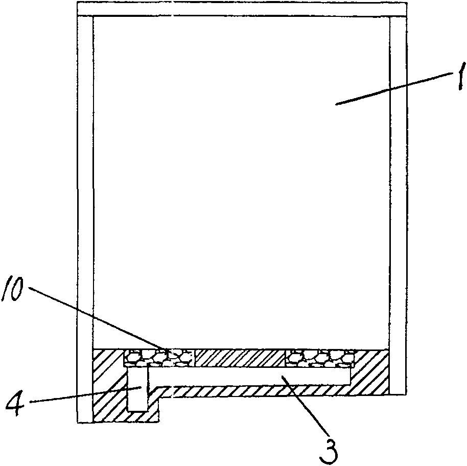 Foundation construction for installation of oil-immersed type transformer