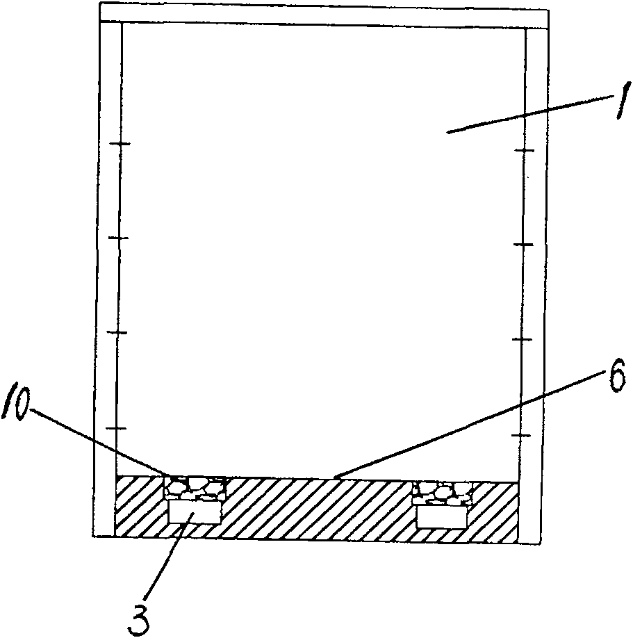Foundation construction for installation of oil-immersed type transformer