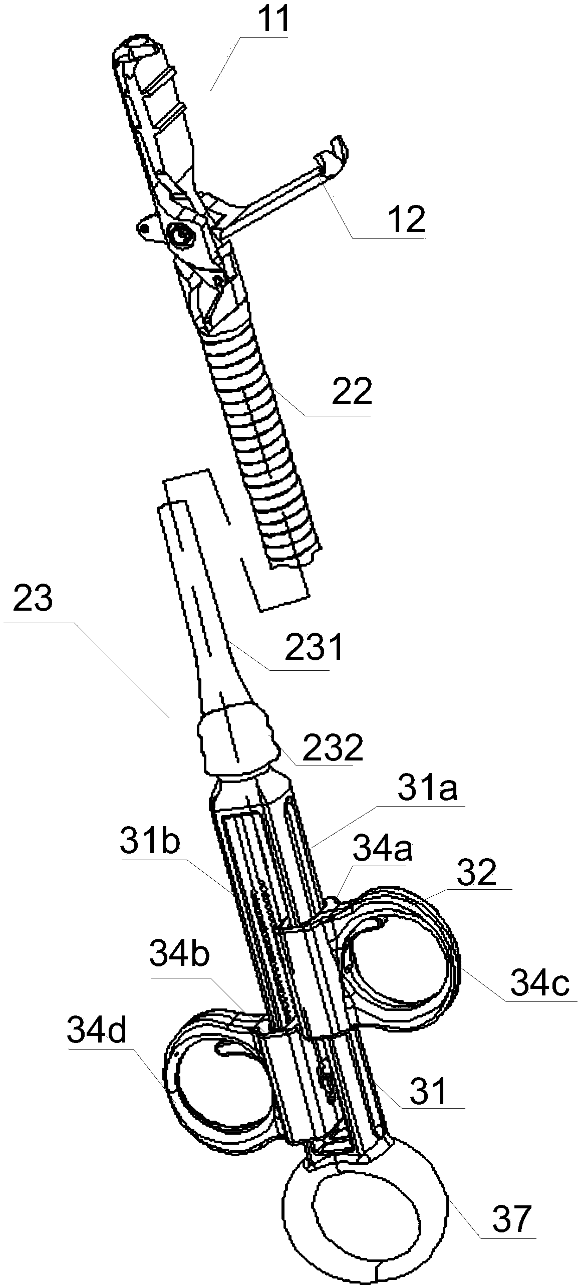 Medical tissue forceps and use method thereof