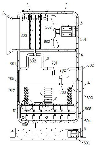 Ventilation equipment capable of automatically cleaning filter screen