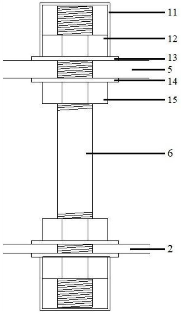 Steel-recycled concrete composite beam component with composite structure