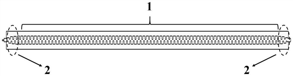 A design method for the slow-wave structure of a stripped injection traveling-wave tube working in high-order modes